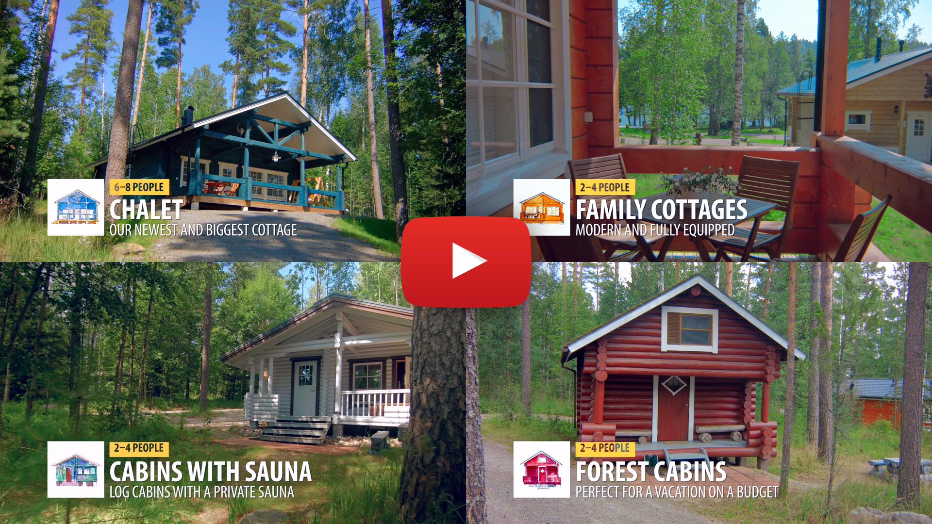 Check out a video about our cottages.