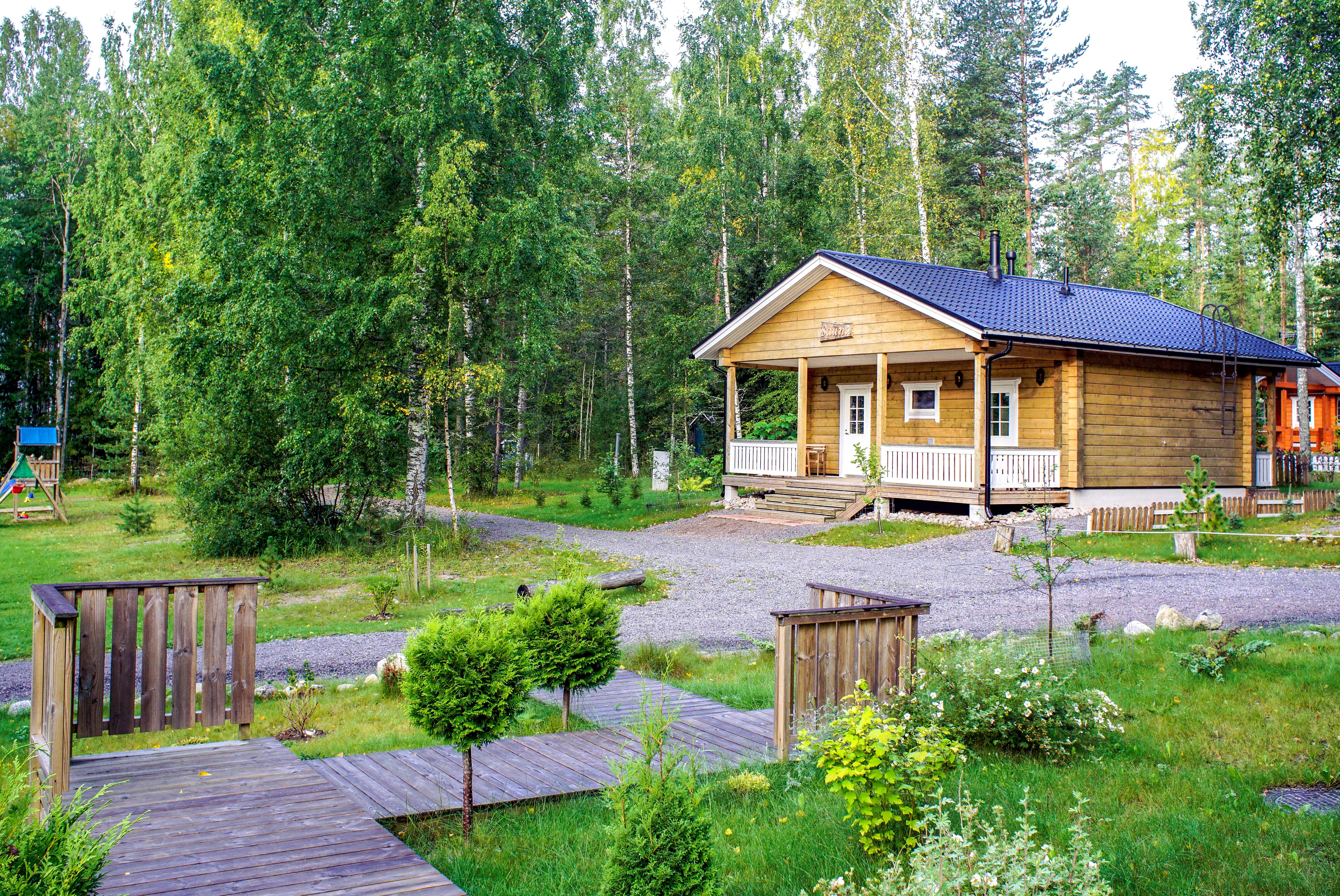 Evening Sauna view